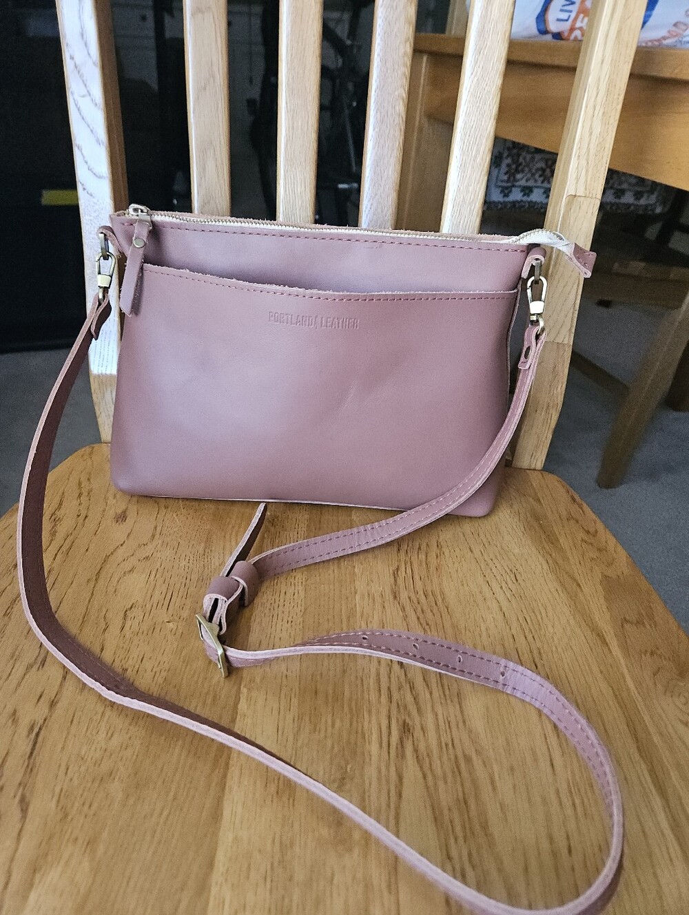 Portland Leather Poppy Purse In Sunkissed. - Picture 1 of 12